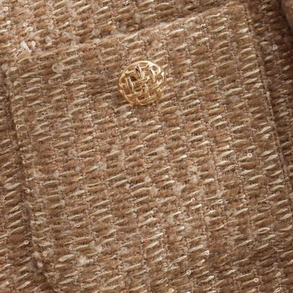 Solid Color Pocket Casual Short Jacket