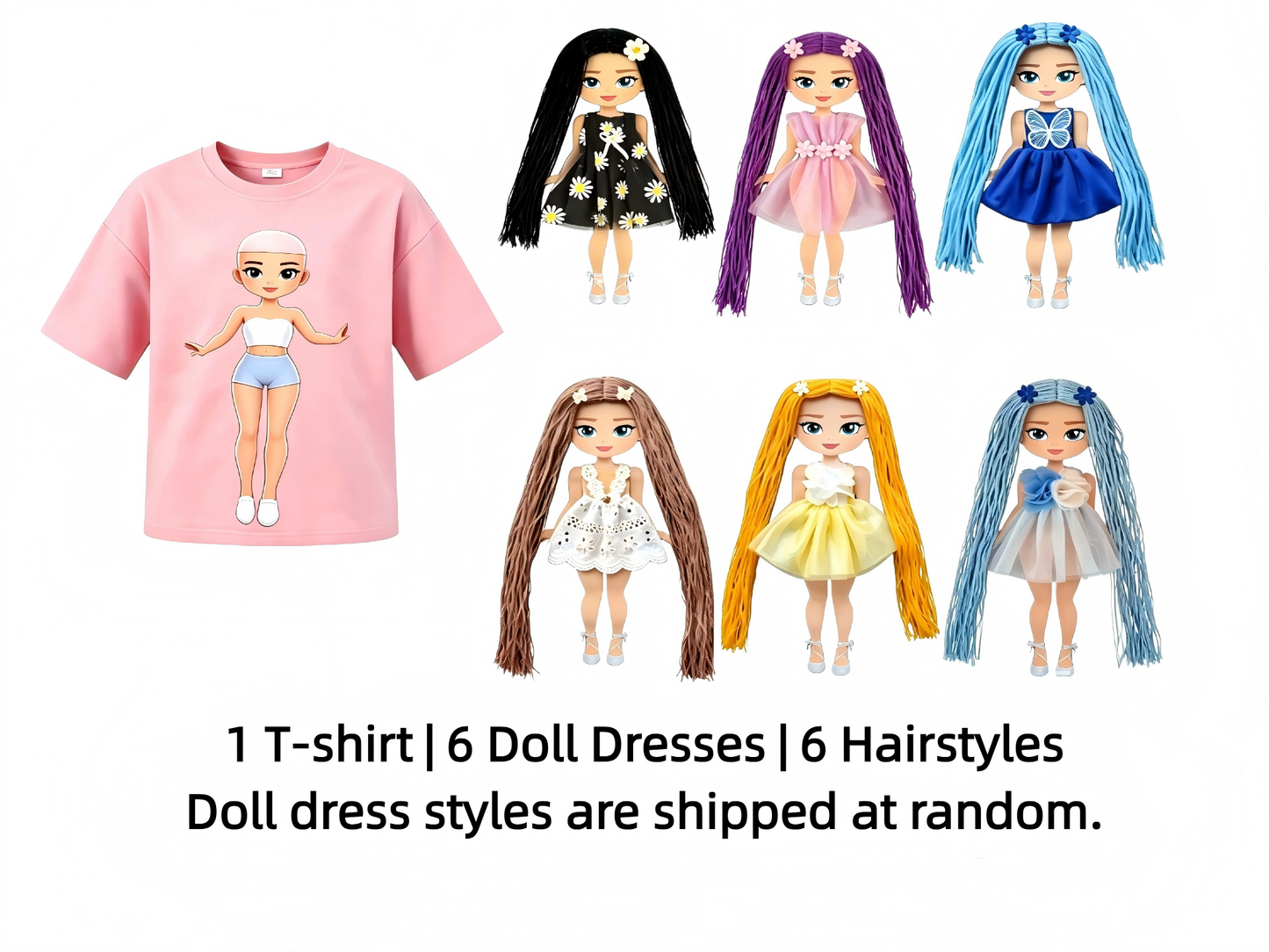Interactive Dress-Up Doll T-Shirt