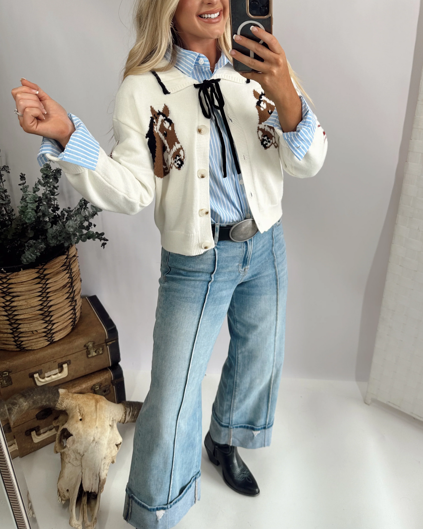 Double Pony Top