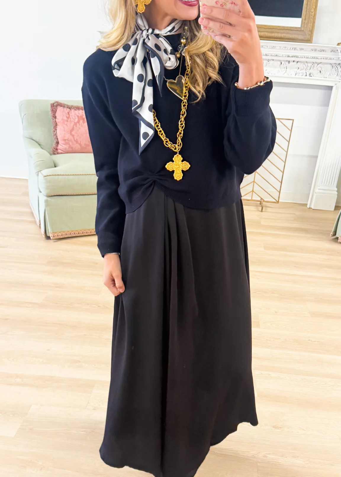 Soft Textured Knotted Sweater Top and Dress
