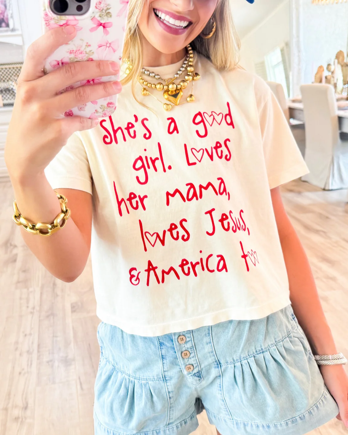 She’s a Good Girl Cropped Tee
