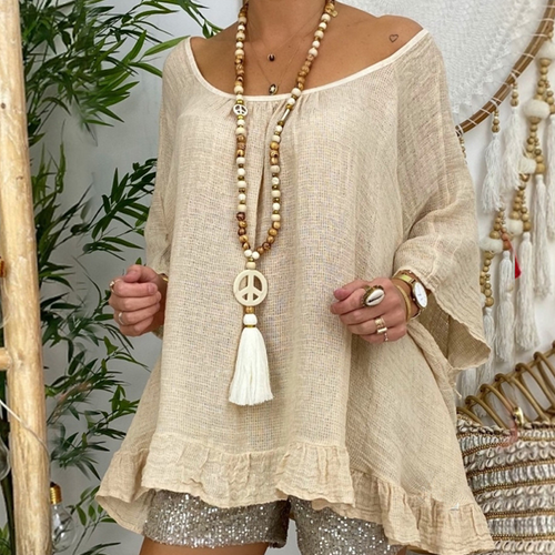 The Nomad Peace Tassel Necklace