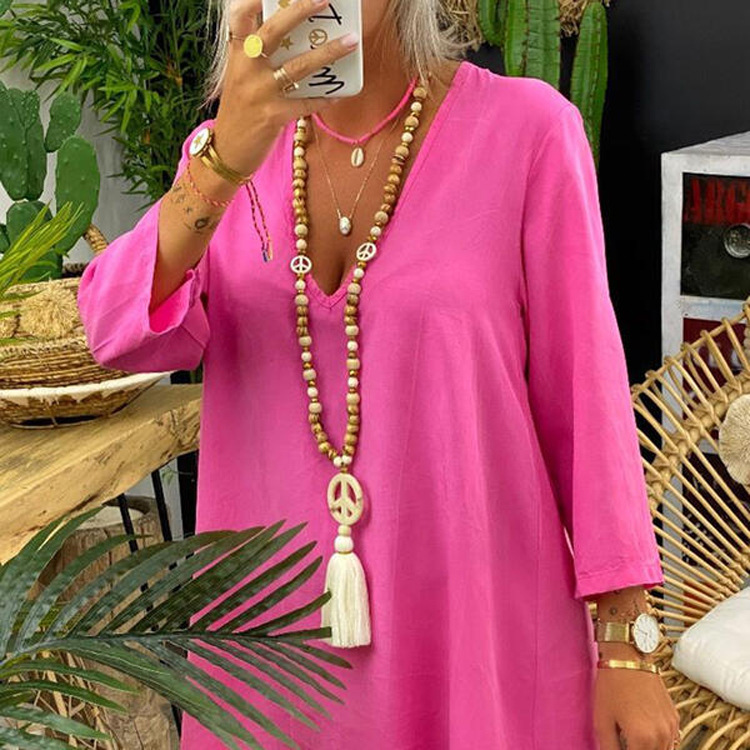 The Nomad Peace Tassel Necklace