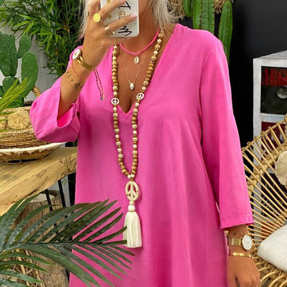 The Nomad Peace Tassel Necklace