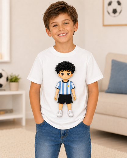 Kick & Switch™ Interchangeable Football Doll T-Shirt