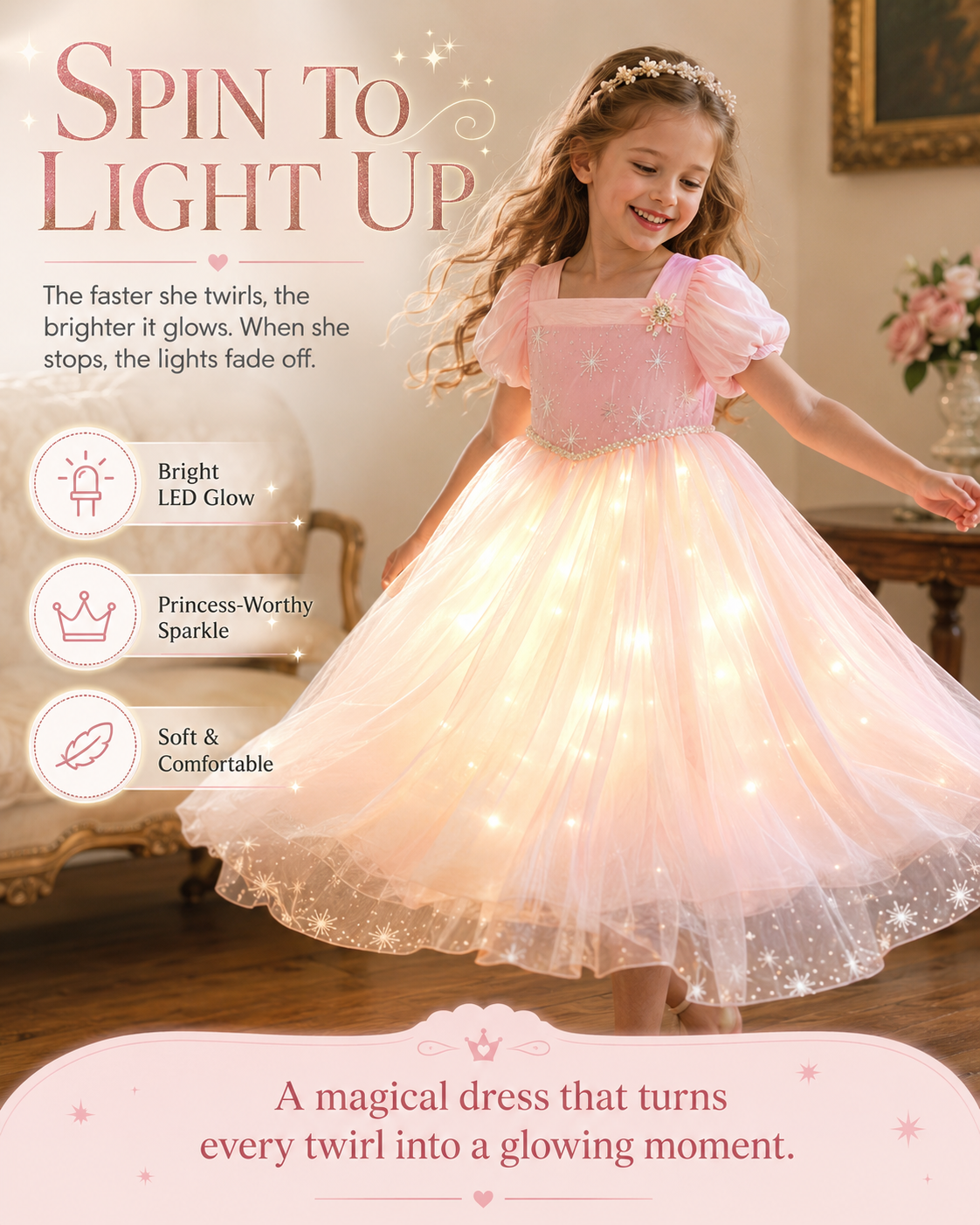 Twirl & Glow Interactive  Princess Dress