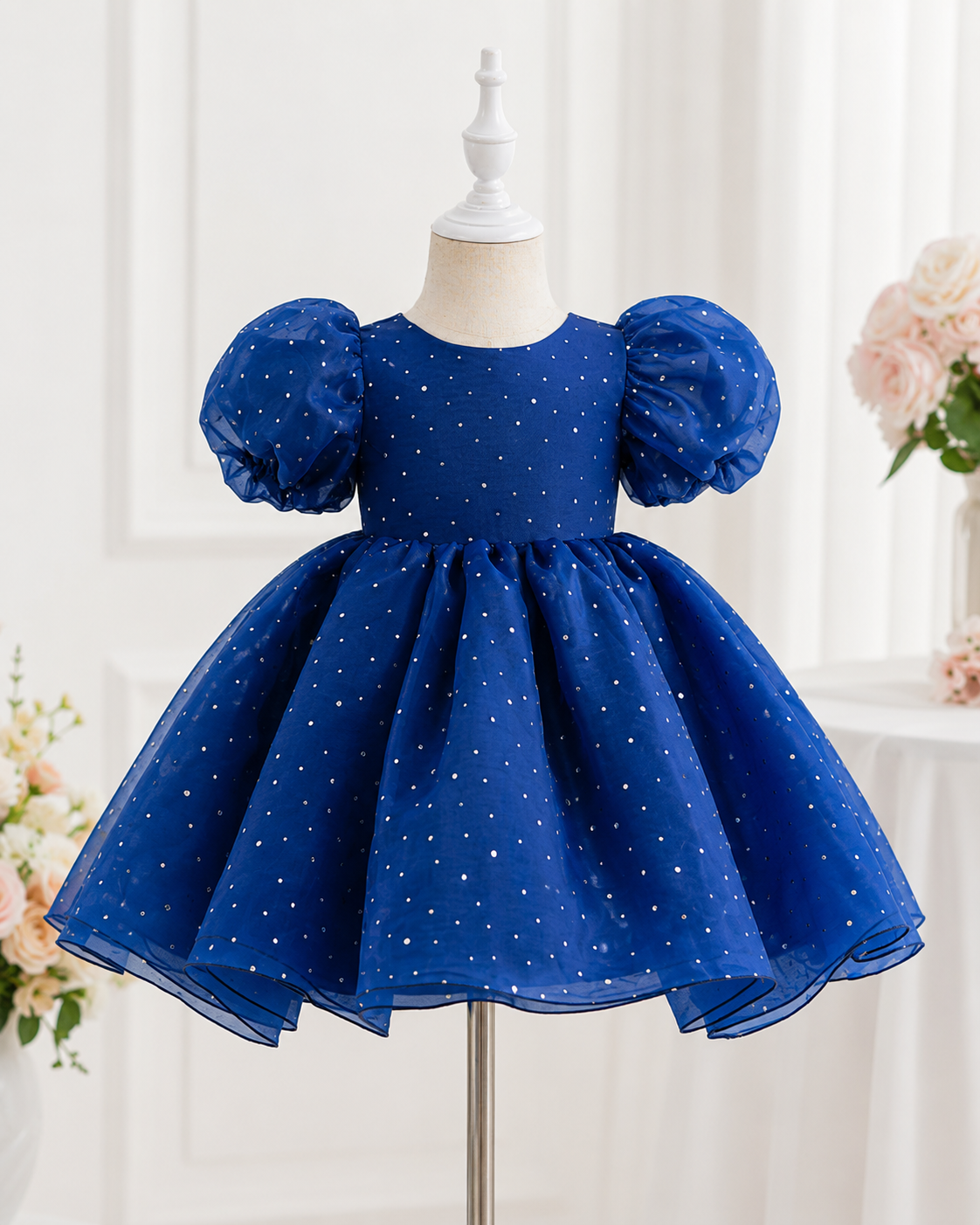 Blue Starry Night Princess Dress