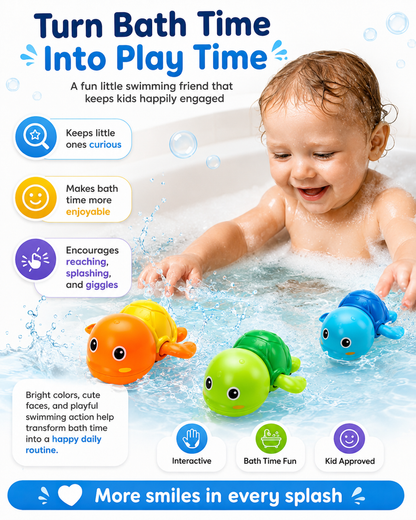 Wiggle Turtles Bath Toy