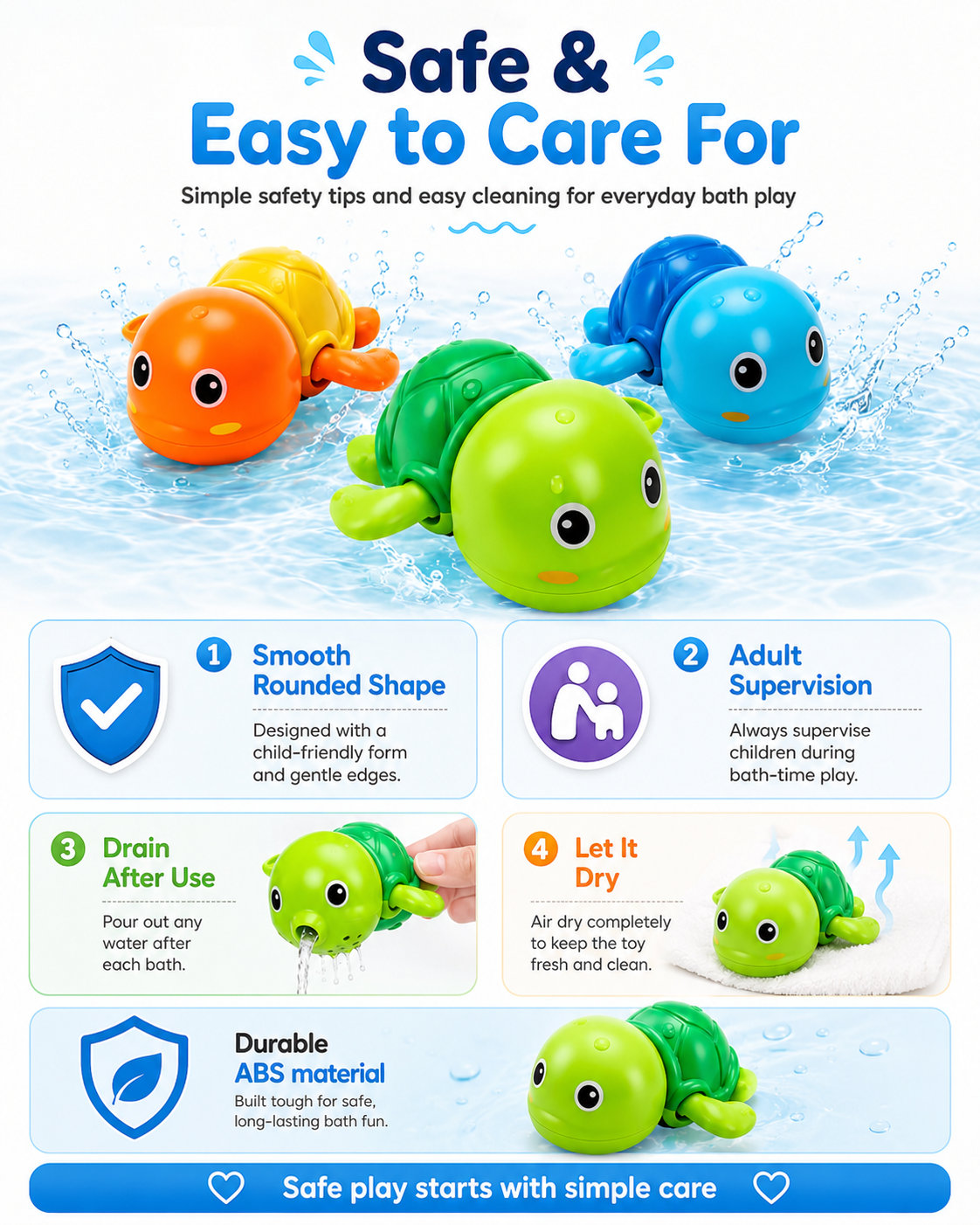 Wiggle Turtles Bath Toy