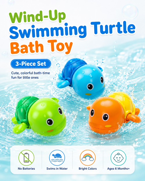 Wiggle Turtles Bath Toy