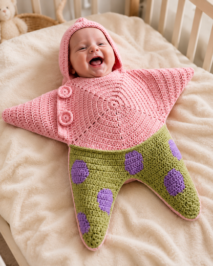 Cozy Starfish Baby Cocoon