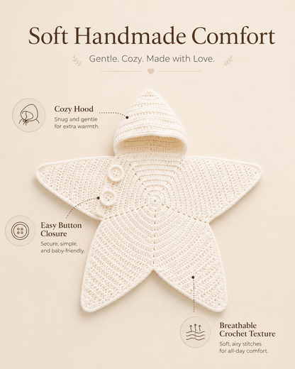 Cozy Starfish Baby Cocoon