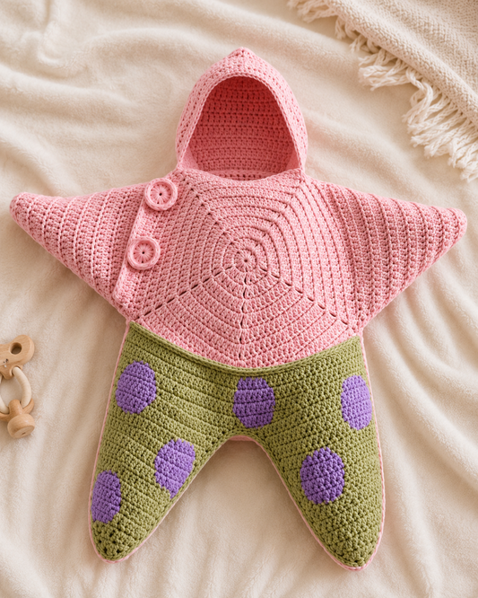Cozy Starfish Baby Cocoon