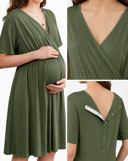 Maternity Labor & Nursing Access Dress
