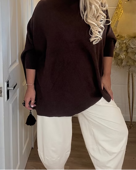 Tassel Poncho Knit