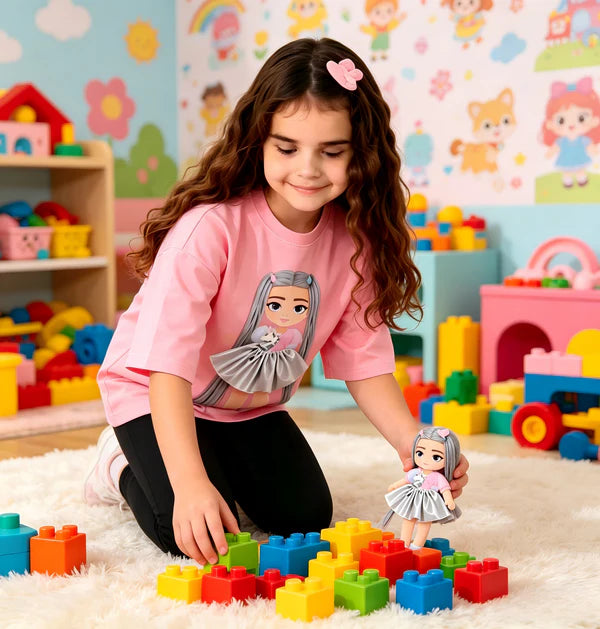 Interactive Dress-Up Doll T-Shirt