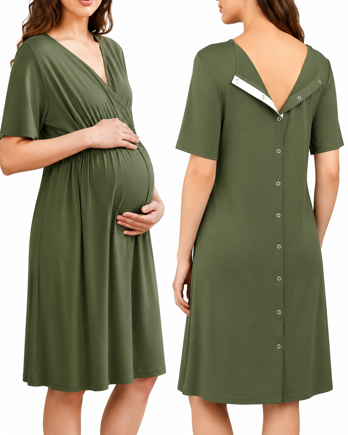 Maternity Labor & Nursing Access Dress
